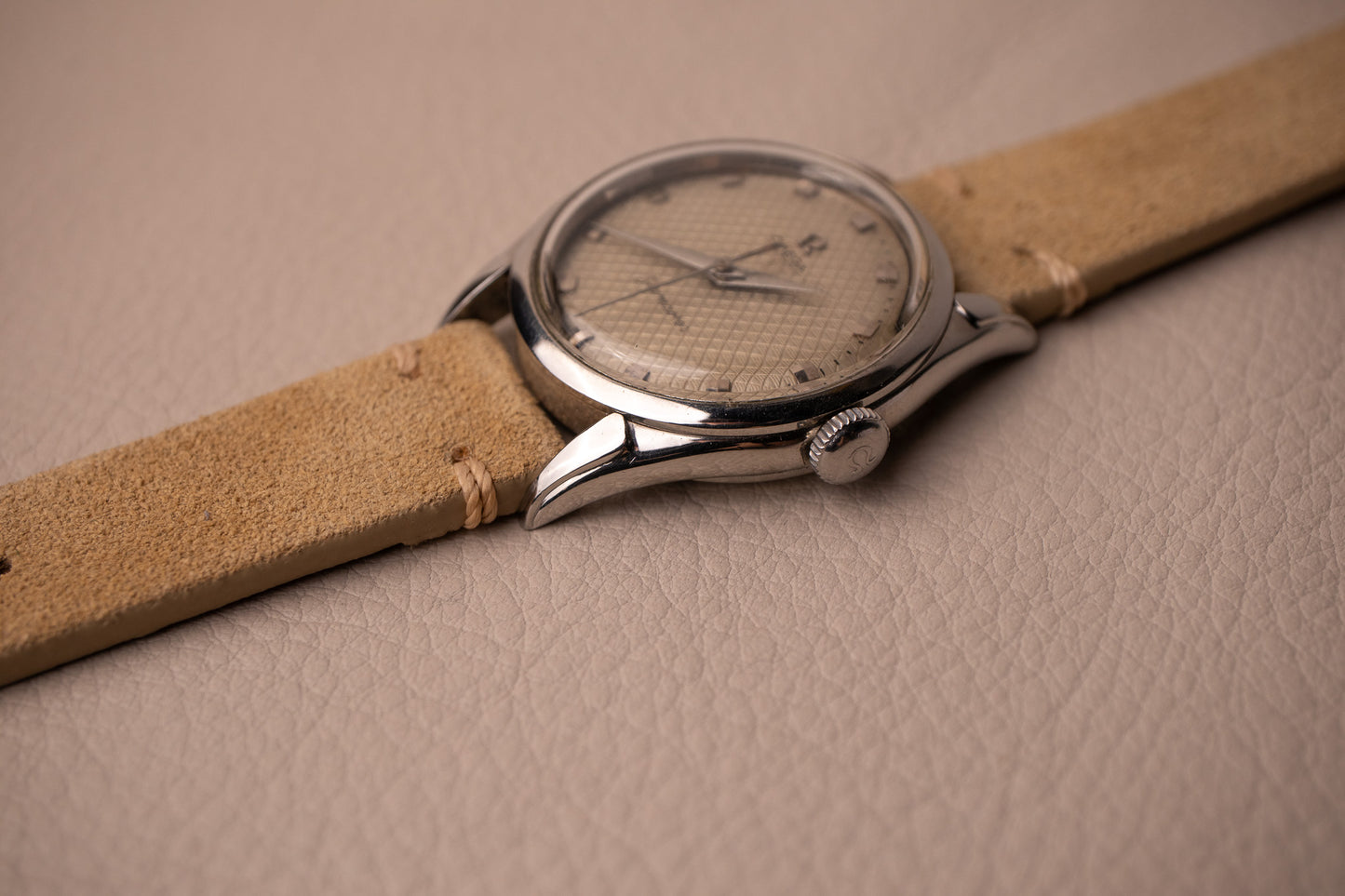 1952 Omega 2721sc with Honeycomb Dial