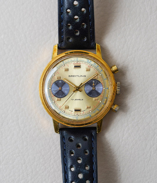 1970's Breitling Chronograph "Blue Eyed Panda" 9122