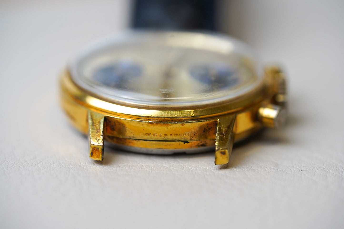 1970's Breitling Chronograph "Blue Eyed Panda" 9122