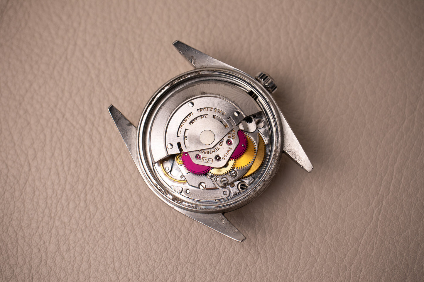 1973 Rolex Datejust 1603 'Non Luminous Silver Linen Dial'