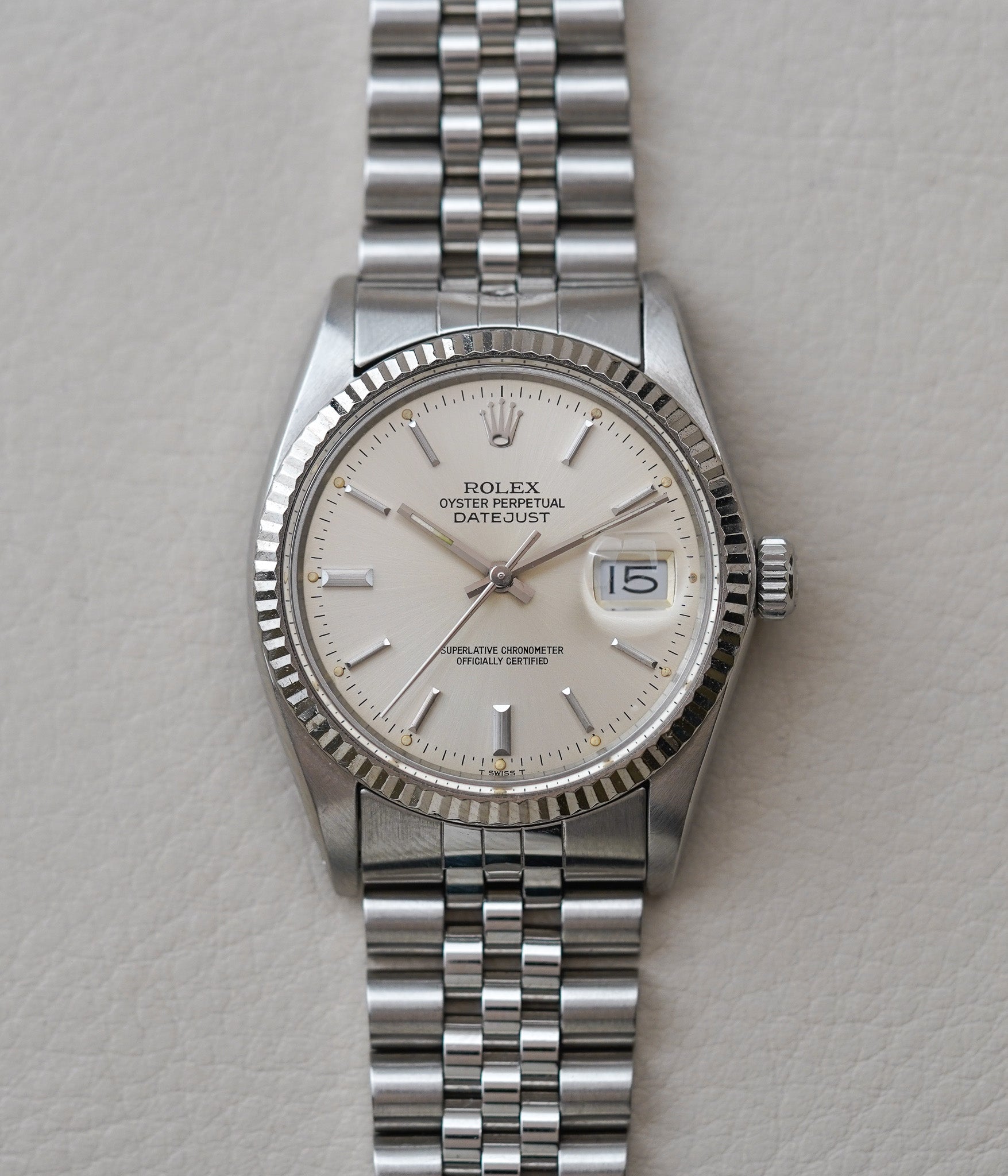 1984 Rolex Datejust 16014 Silver Dial – Belmont Watches