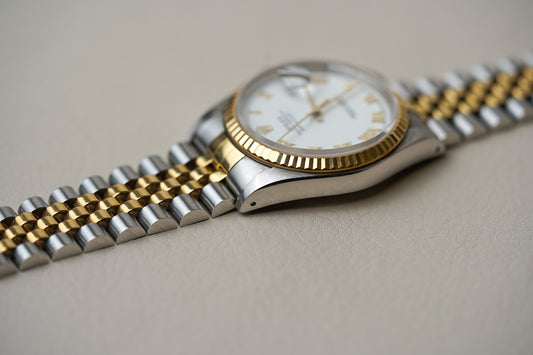 1988 Rolex Datejust 16233 White Roman Dial