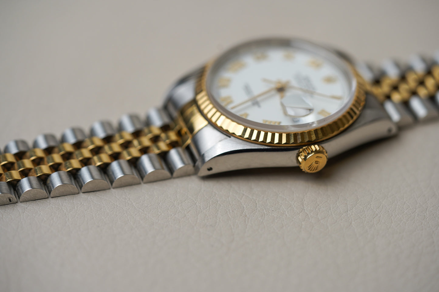 1988 Rolex Datejust 16233 White Roman Dial