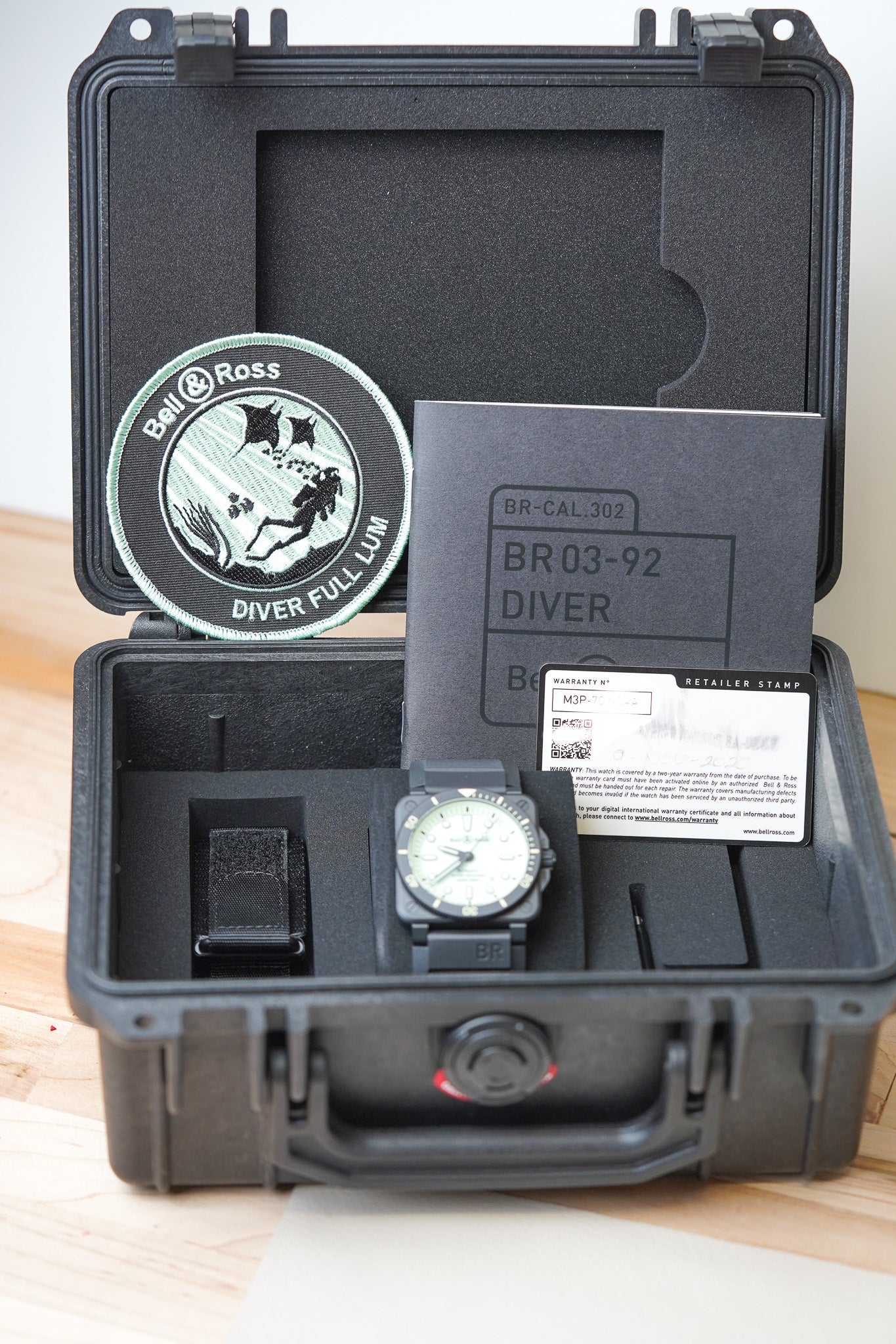 Bell & Ross BR 03-92 Diver Full Lume BR0392-D-C5-CE/SRB