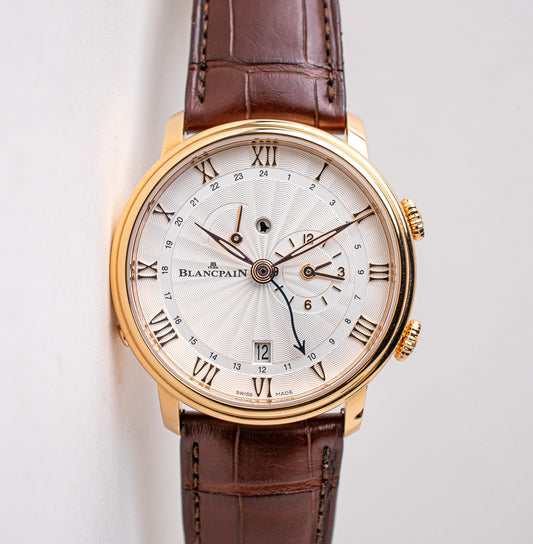 Blancpain Villeret Reveil Alarm GMT 6640 3642 55B