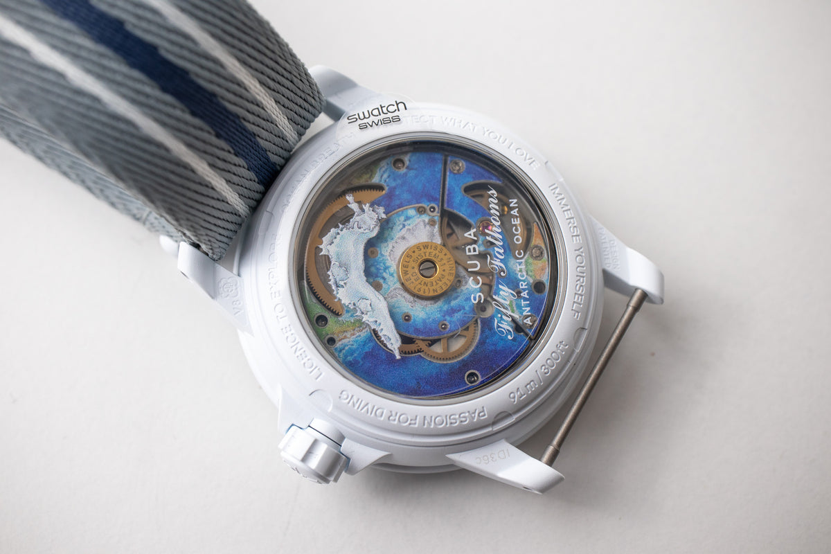 未使用に近いBlancpain x Swatch ANTARCTIC OCEAN BlancpainxSwatchAntarcticaOcea