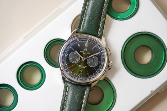 Breitling Premier B01 Chronograph 42 Bentley British Racing Green AB0118