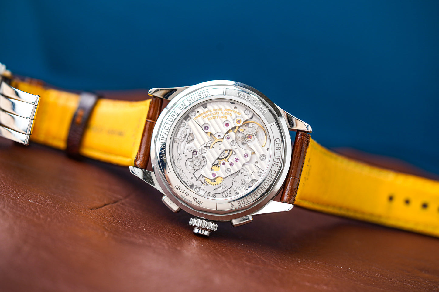 Breitling Premier B15 Duograph 42 Blue AB1510171C1P1