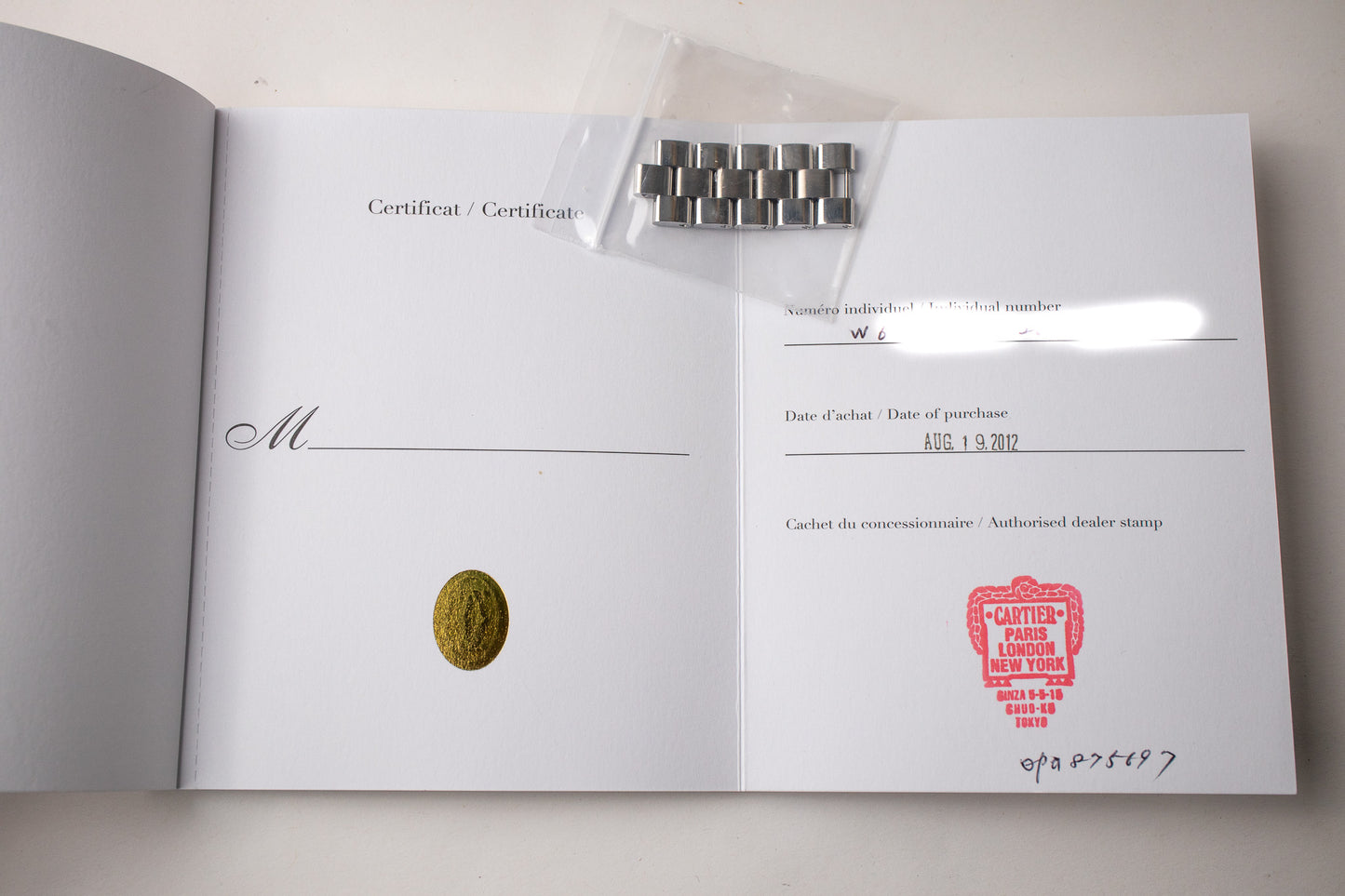 Cartier Roadster XL Chronograph 2618 W62019X6