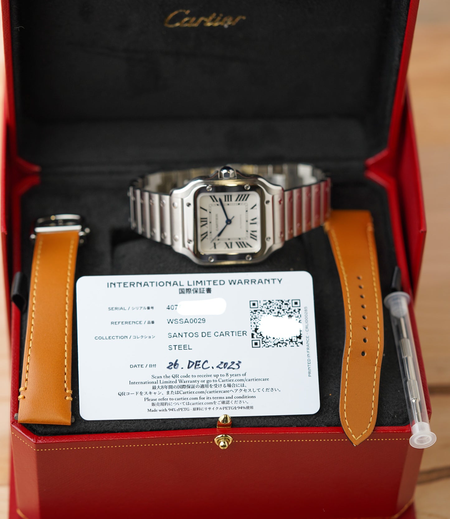 Cartier Santos De Cartier Medium WSSA0029