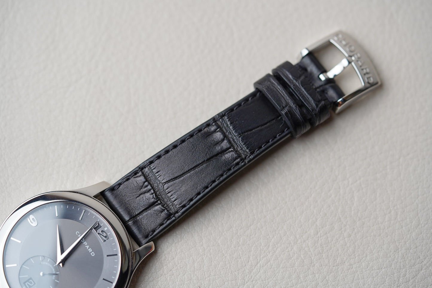 Chopard L.U.C. Classic Mark III Grey Dial 168500 3002