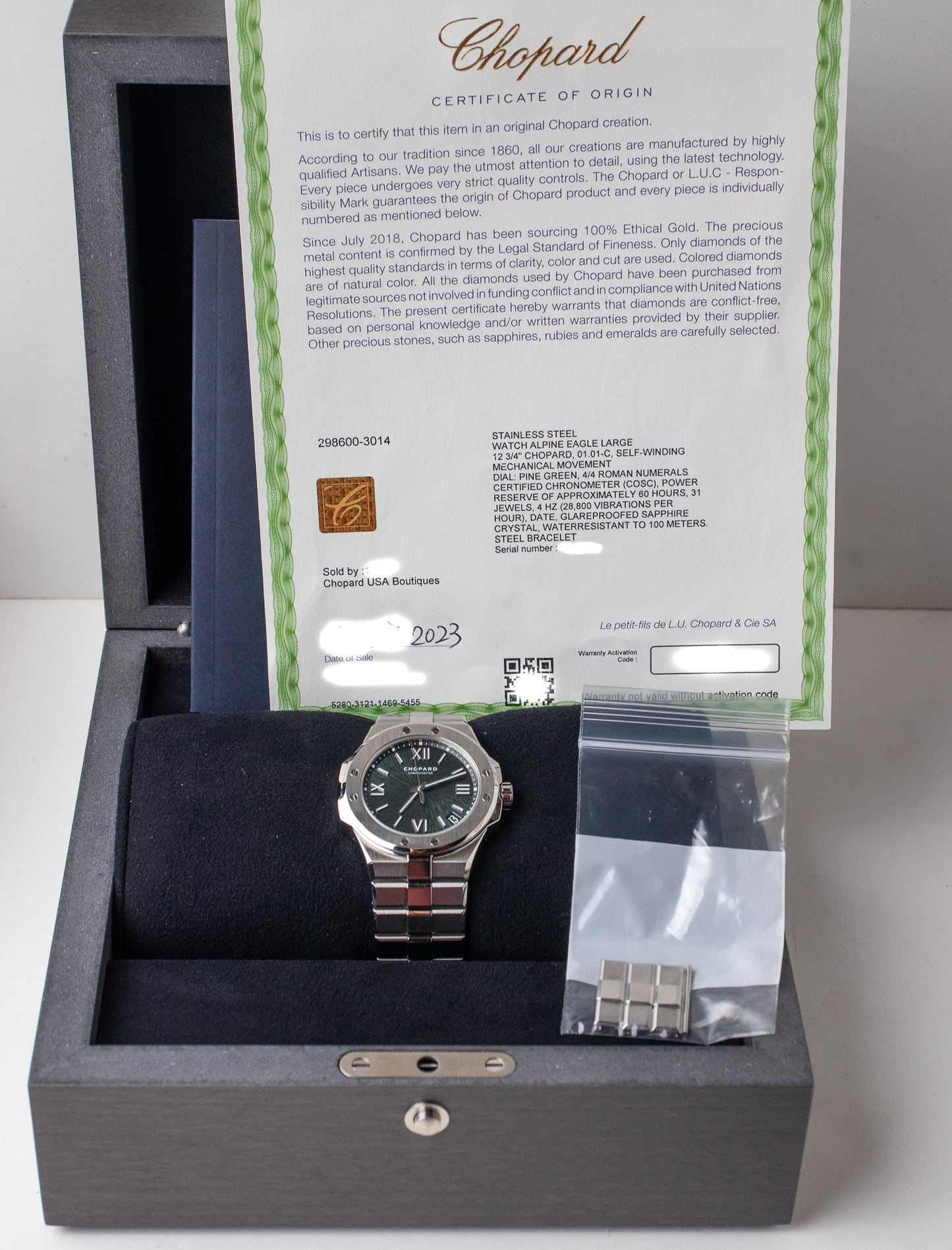 Chopard Alpine Eagle 41 Green 298600-3014