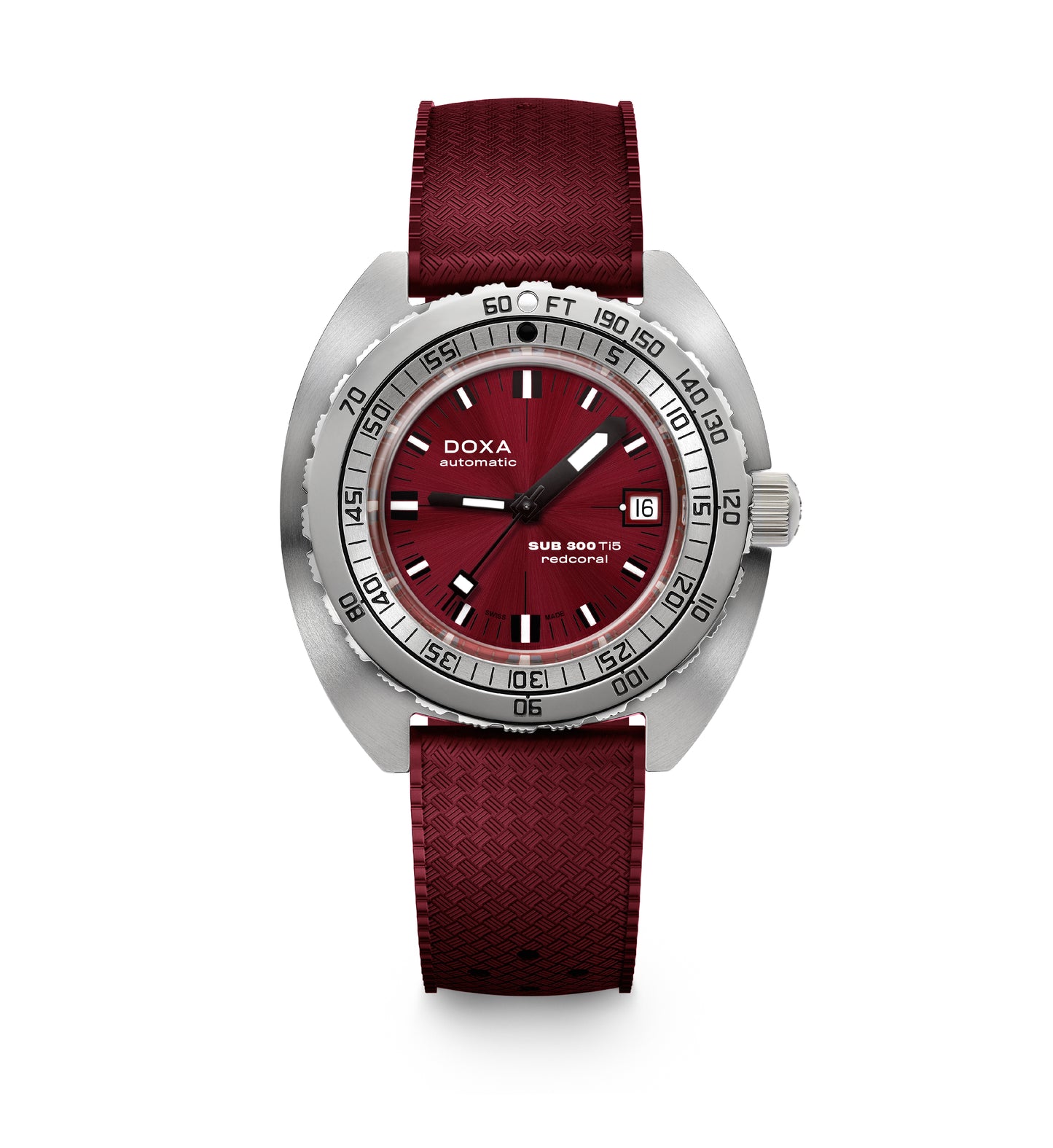 Pre-Order: Doxa SUB 300 Ti5 Redcoral 823.50.161.22