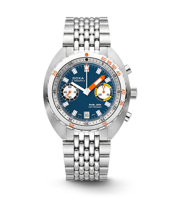 (Pre-Order) Doxa SUB 200 T.Graph II Caribbean 806.10.201.10