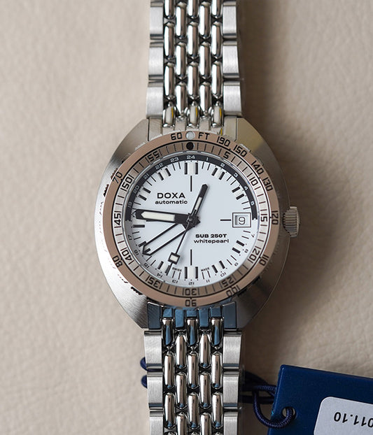 Doxa SUB 250T GMT Whitepearl 855.10.011.10