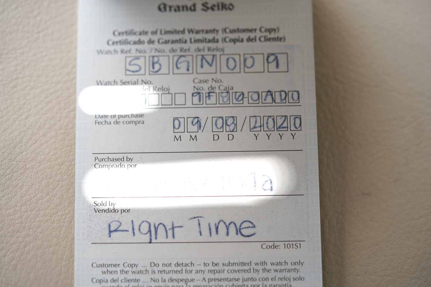 Grand Seiko Heritage 50th Anniversary Limited SBGN009