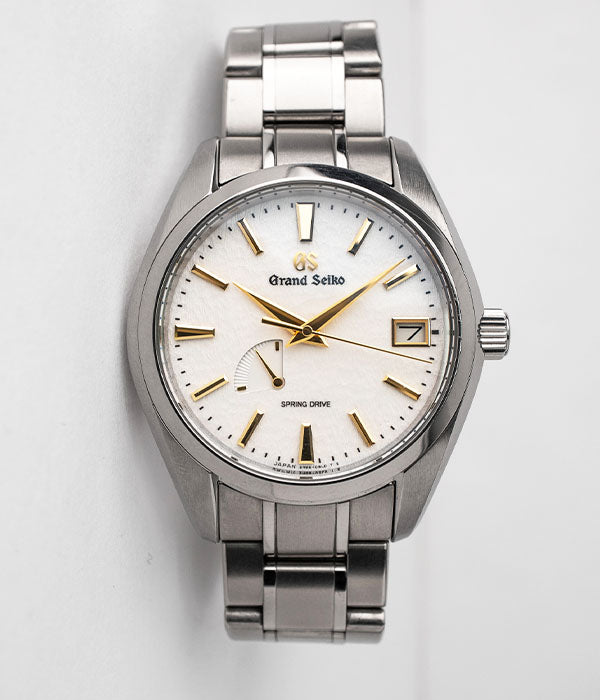 【不動】SEIKO GRAND QUARTZ メンズ腕時計 Grand Seiko SBGA259 “Gold Snowflake” – Belmont Watches