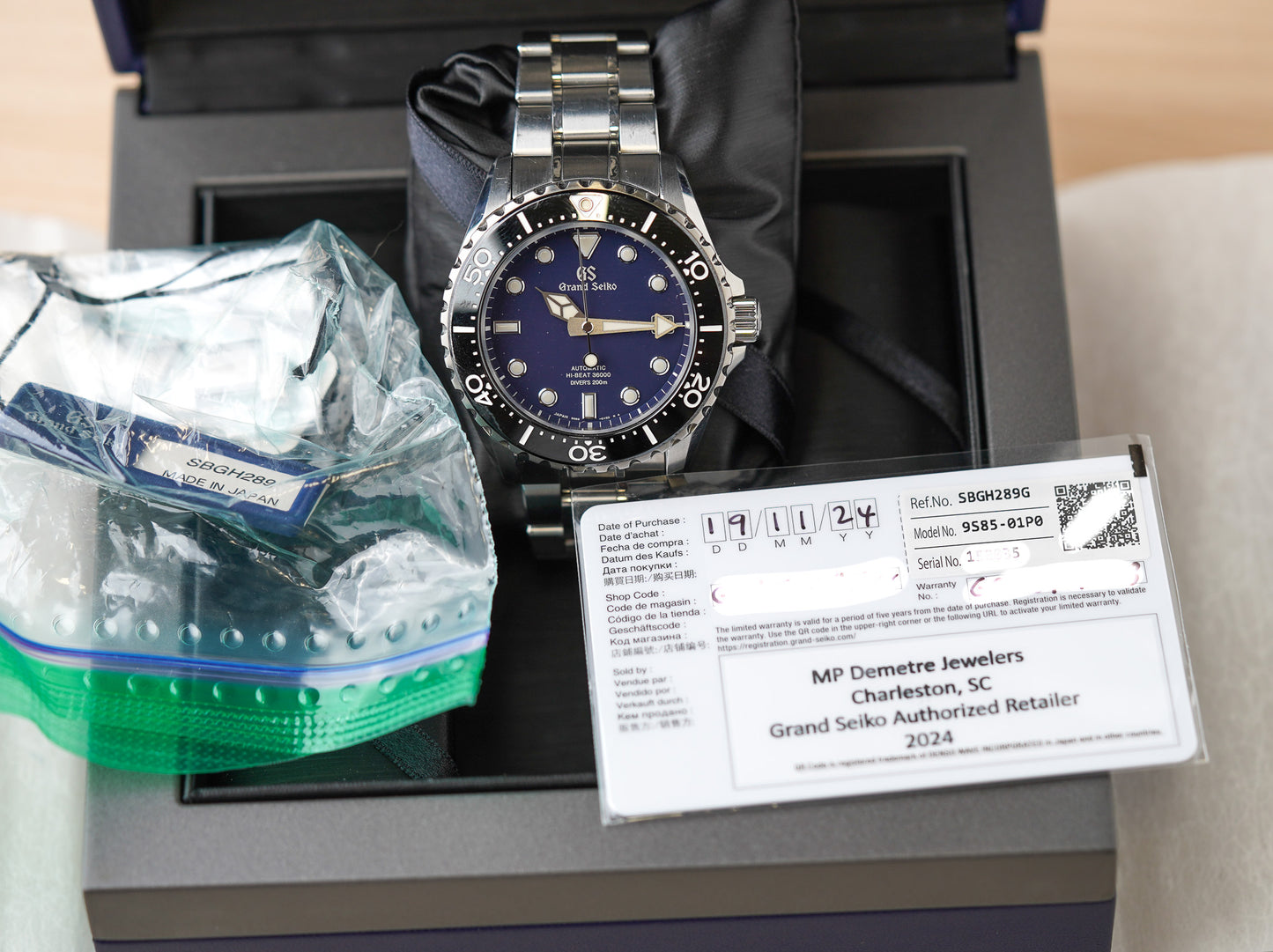 Grand Seiko Sport Diver SBGH289