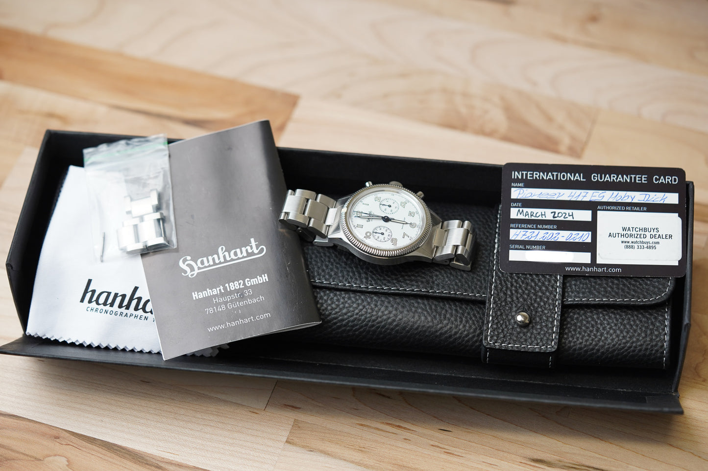 Hanhart 417 ES Moby Dick Chronograph 42mm H721.202-0210