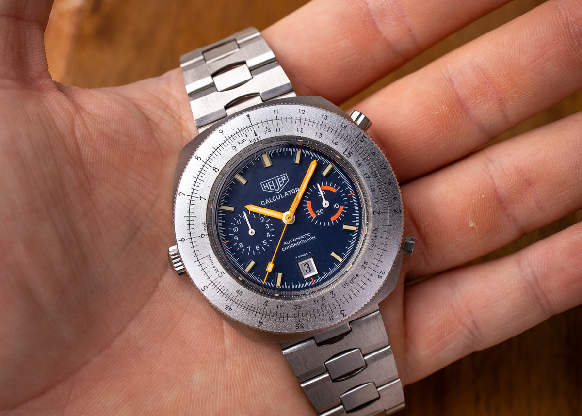 1970 s Heuer Calculator 110.633 Belmont Watches