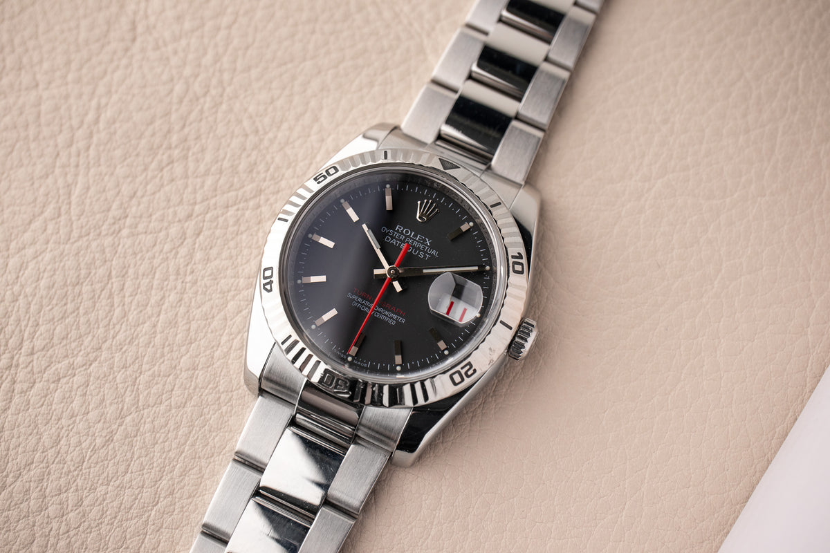 オクラ Rolex Datejust Turn-O-Graph Thunderbird 116264 – HODINKEE Shop