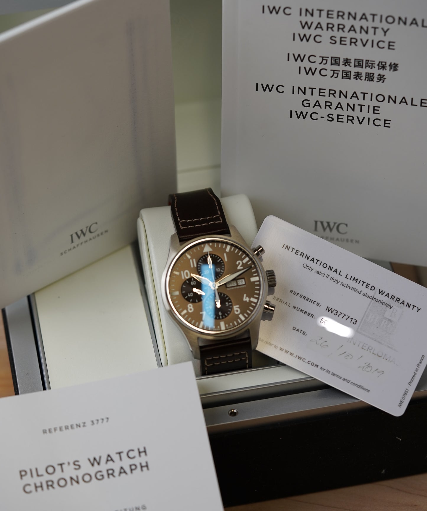 IWC Pilot’s Watch Chronograph Edition “Antoine de Saint Exupéry” IW377713