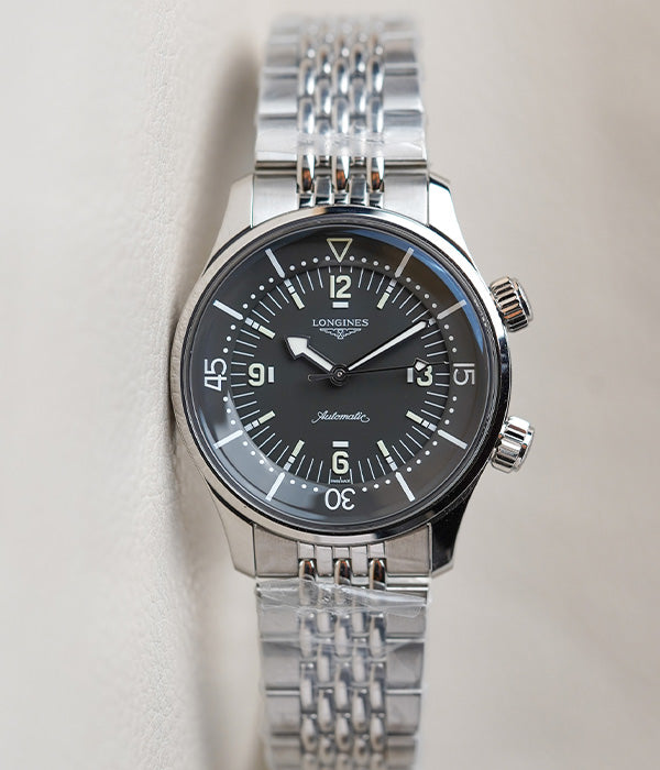 Longines Legend Diver 39mm Grey L3.764.4.99.6 – Belmont Watches