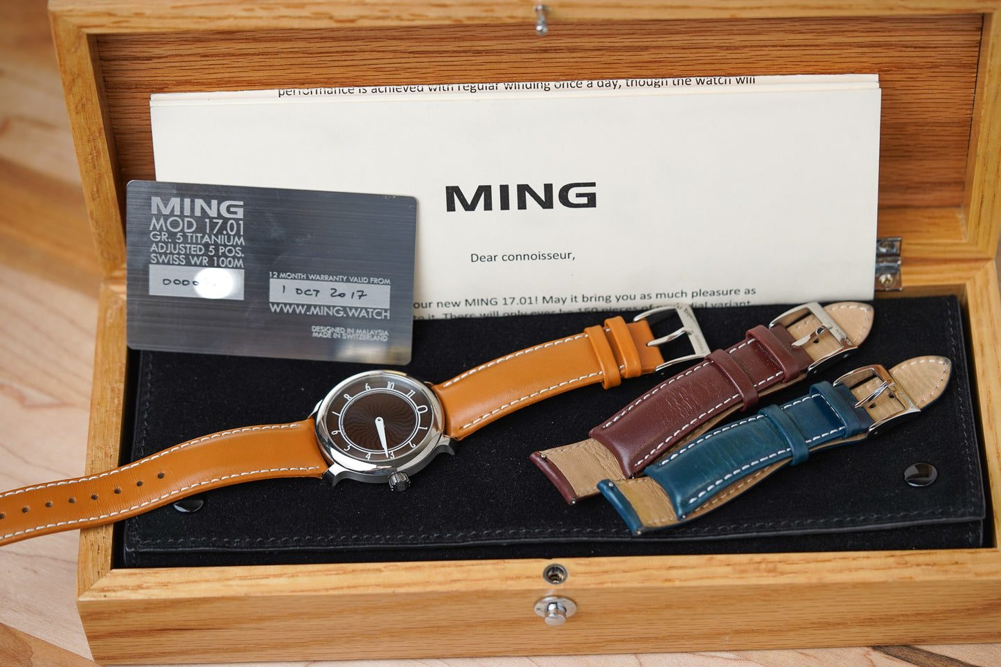MING 17.01 Anthracite Titanium