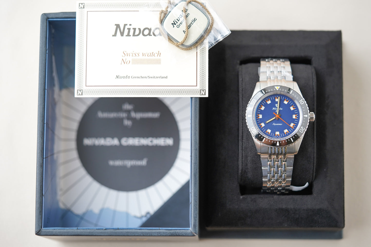 Nivada Grenchen Aquamar Blue BOR 32074A04