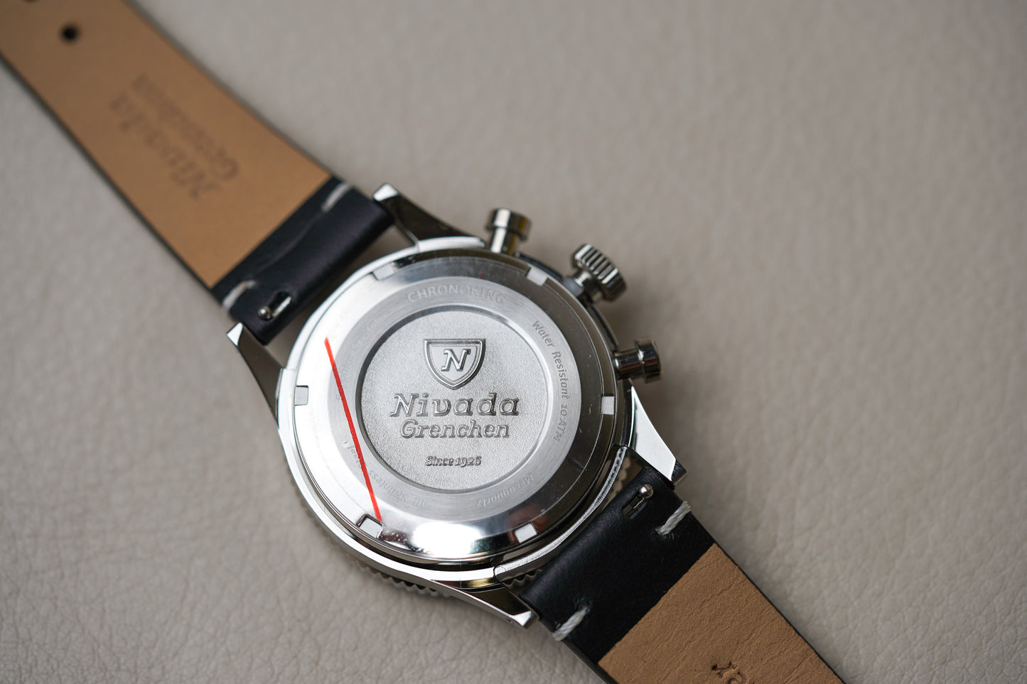 Nivada Grenchen Chronoking MecaQuartz Tachymeter INTER BEZEL 87042Q15