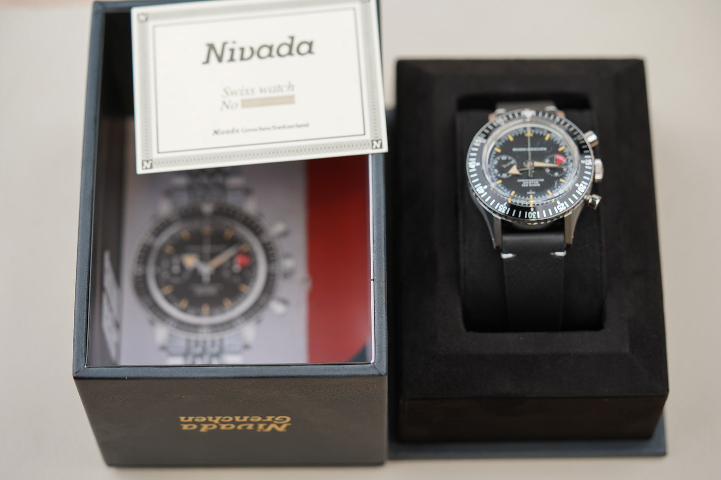 Nivada Grenchen Chronomaster Broad Arrow 41mm 85041M15