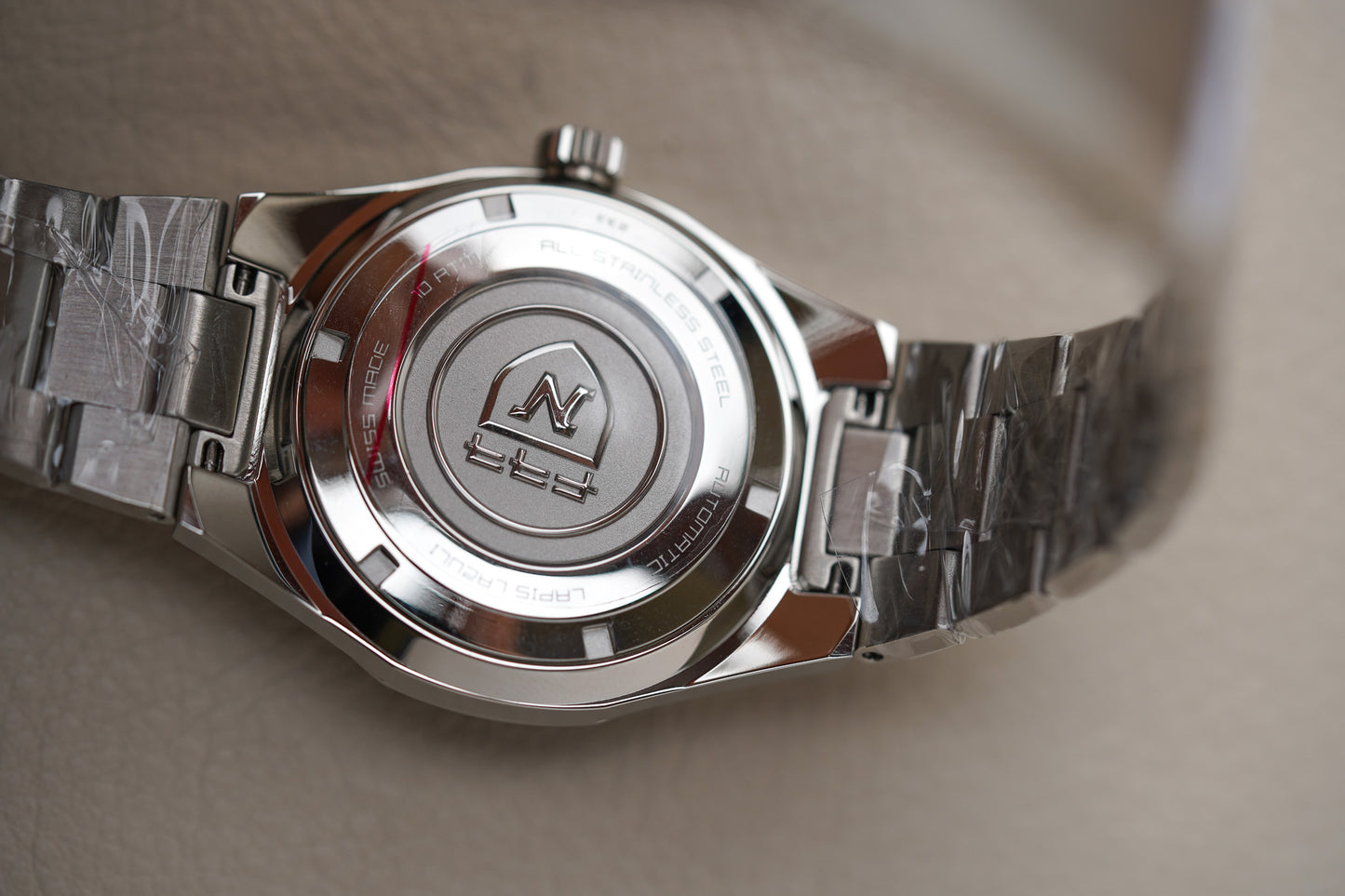 Nivada Grenchen F77 Stainless Steel Lapis Lazuli 68009A77