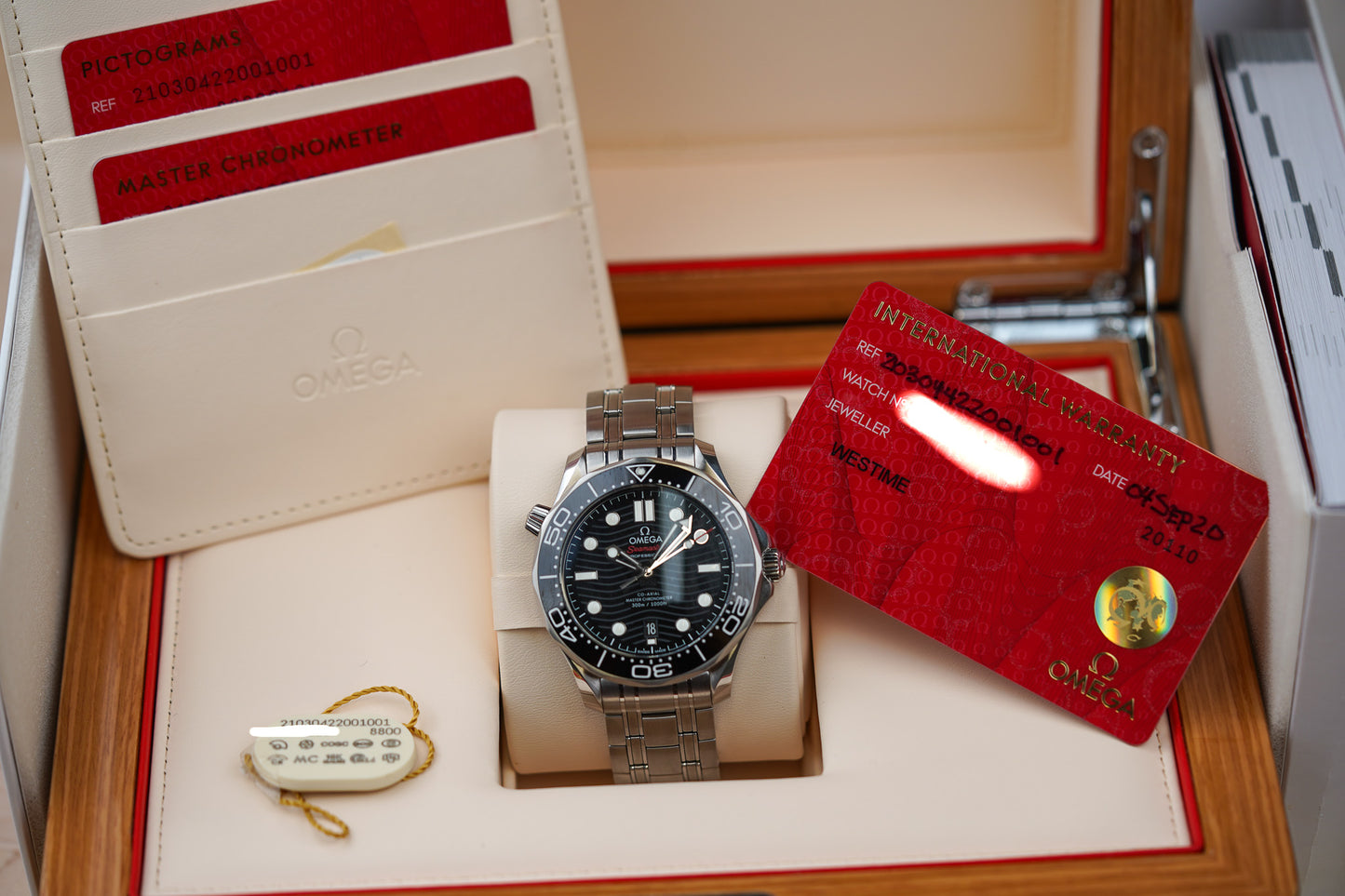 Omega Seamaster 300M Diver Black Dial 210.30.42.20.01.001