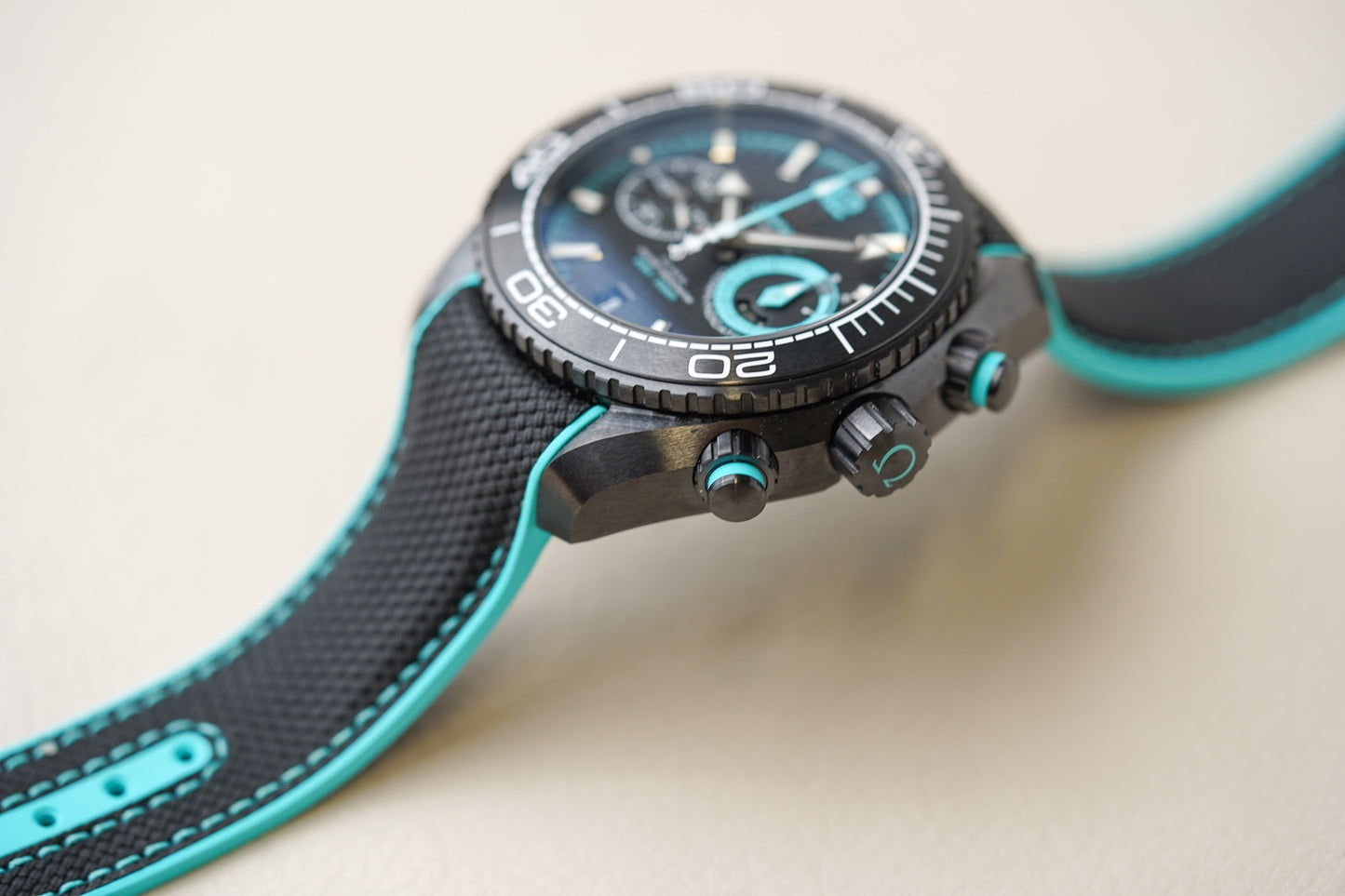 Omega Seamaster Planet Ocean 600M Chronograph ETNZ "Deep Black" 215.92.46.51.01.003