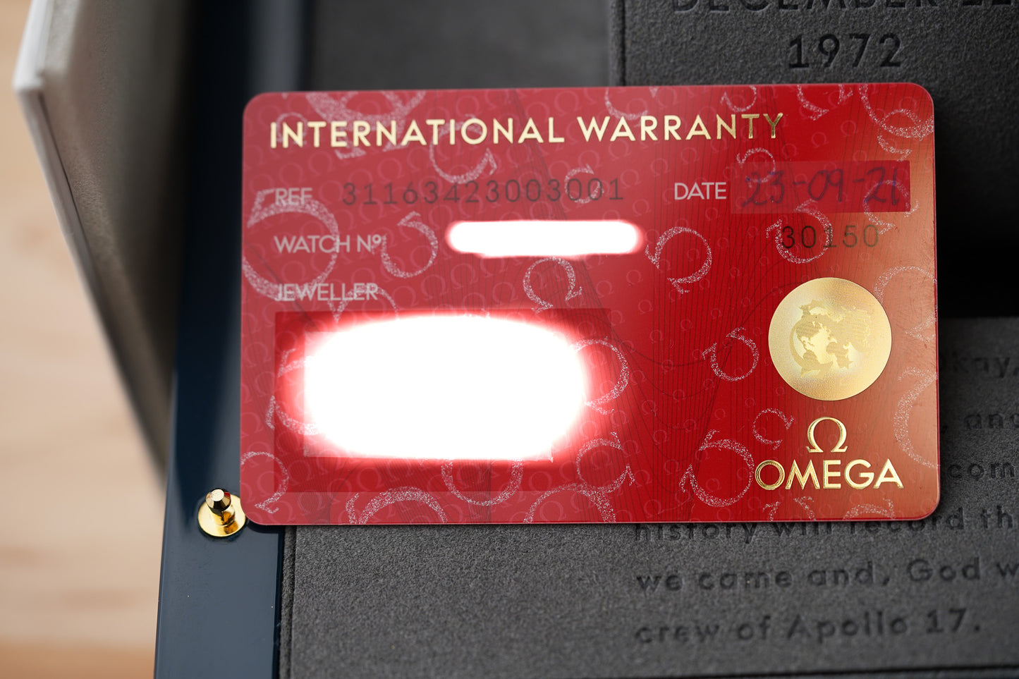 Omega Speedmaster Apollo XVII 45th Anniversary 311.63.42.30.03.001