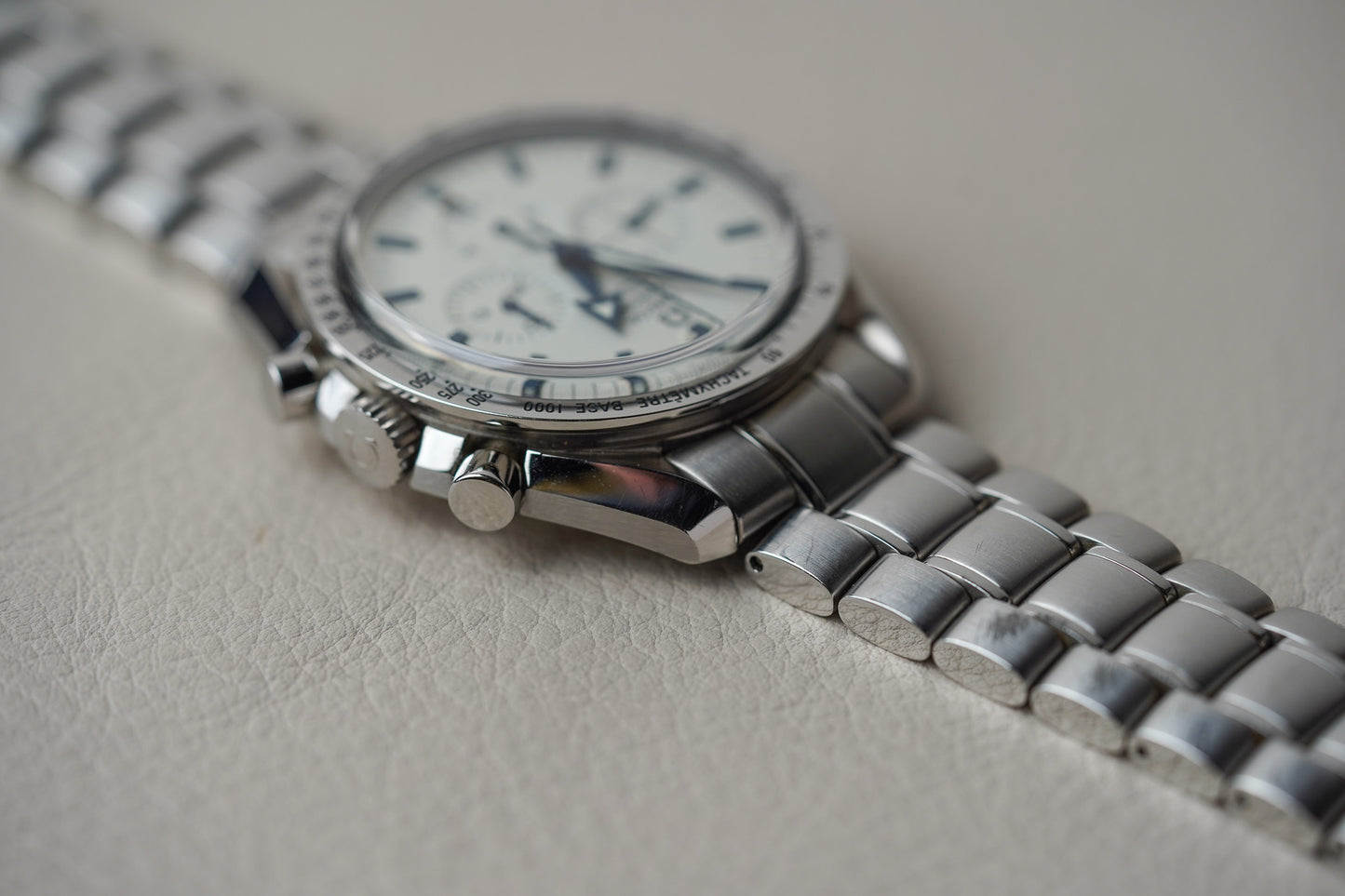 Omega Speedmaster Broad Arrow White Dial 3551.20