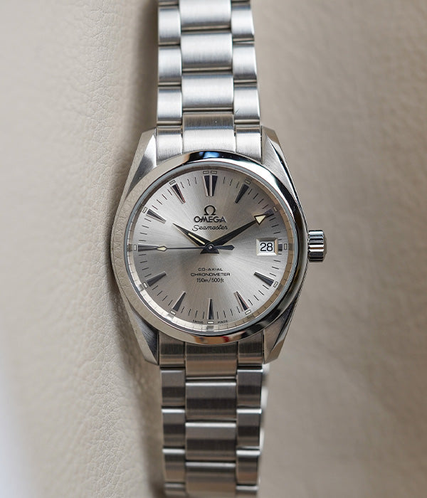 Omega Seamaster Aqua Terra 2504.30 Silver Dial – Belmont Watches
