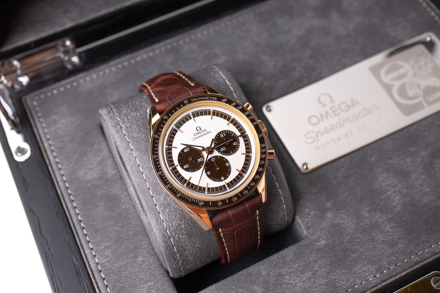 Omega Speedmaster First Omega In Space 18k Sedna Gold 311.63.40.30.02.001