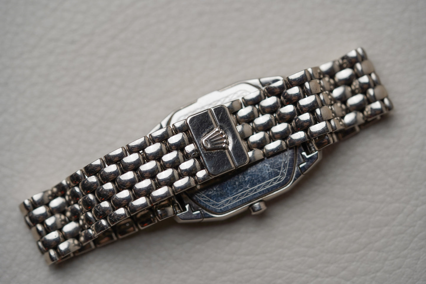 Rolex Cellini Cellissima 18k White Gold Diamond Bezel 6691