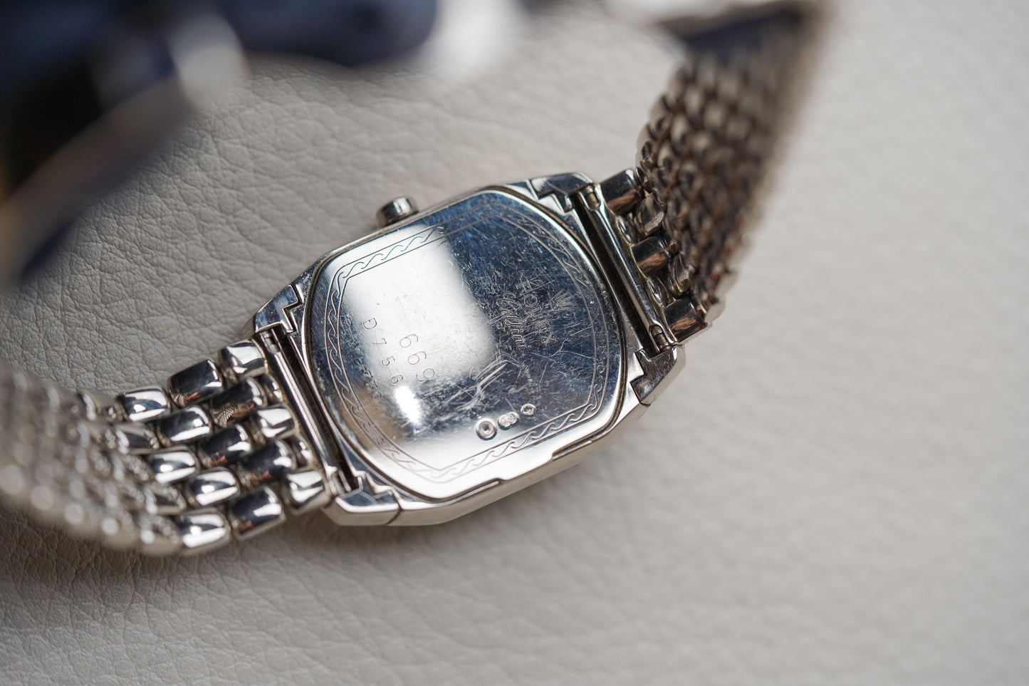 Rolex Cellini Cellissima 18k White Gold Diamond Bezel 6691