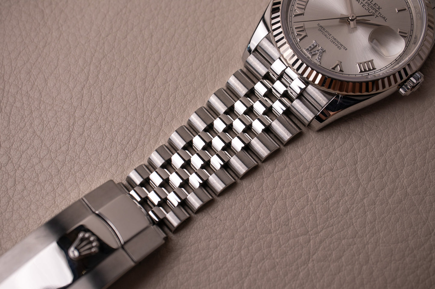 Rolex Datejust 126234 Silver Diamond 6/9 Dial