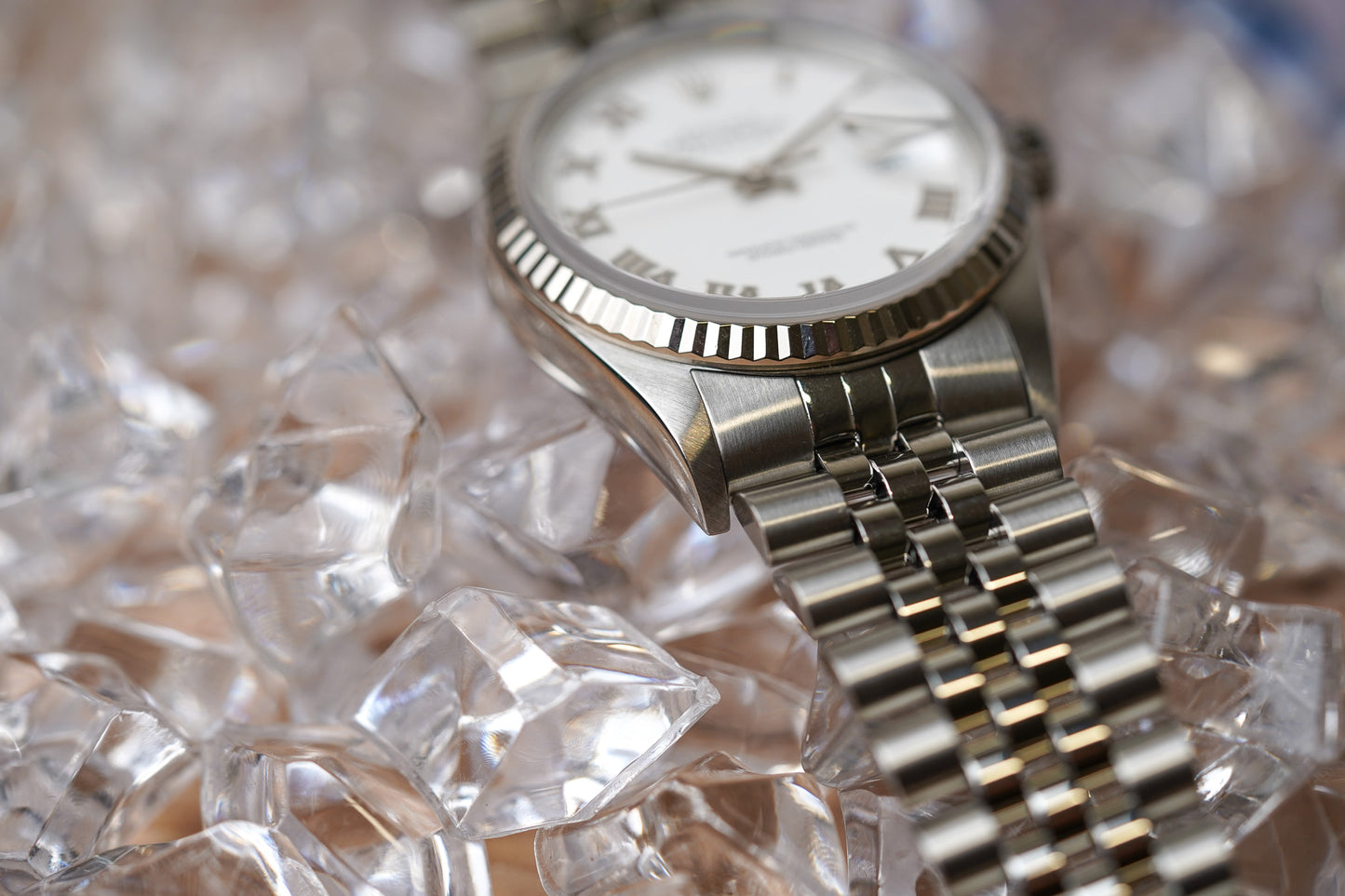 Rolex Datejust 16234 White Roman Dial