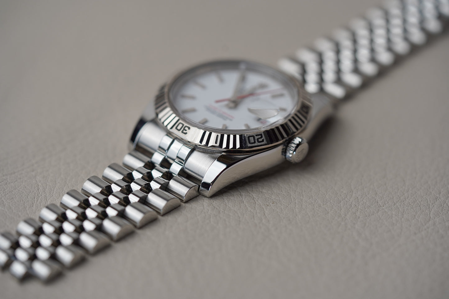 Rolex Datejust Turn-O-Graph 116264 White Dial Jubilee