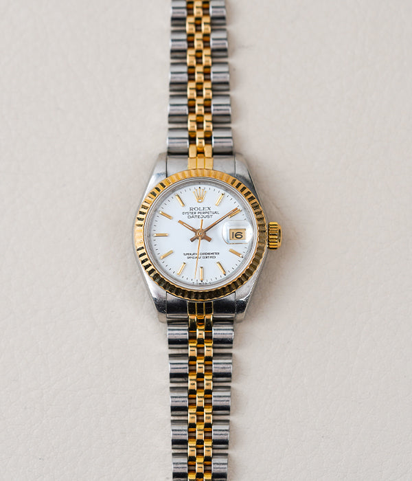 トクトク Rolex Datejust White Dial 69173 – Belmont Watches
