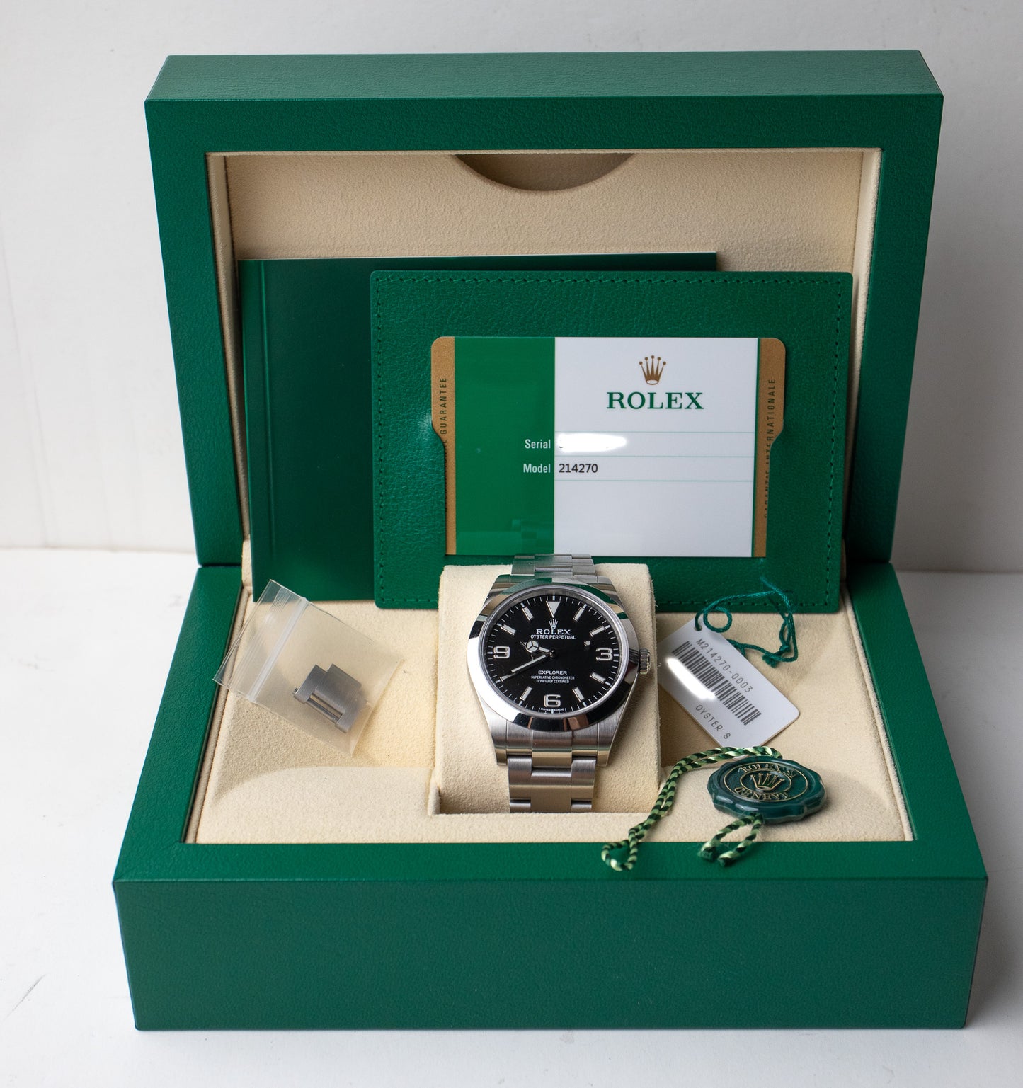 Rolex Explorer I 214270 MK2 Dial