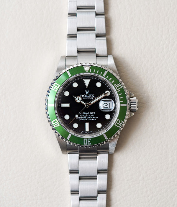 Rolex Submariner 16610LV 'Kermit' Engraved