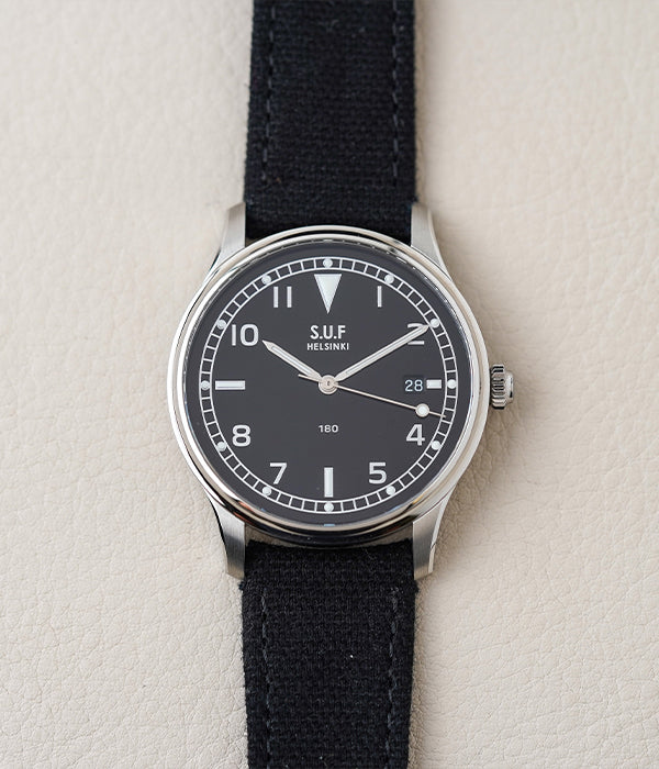 S.U.F Helsinki 180 Black Dial – Belmont Watches
