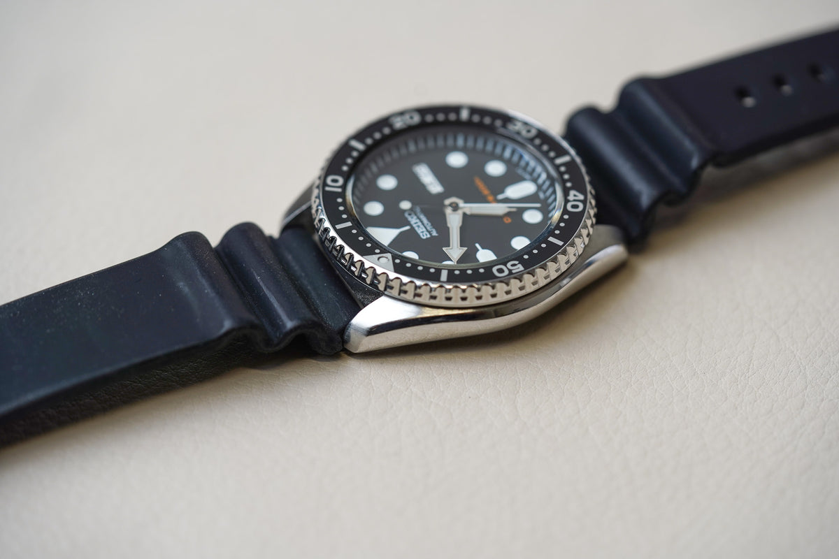 【SEIKO】SKX007 7S26-0020 ブレス無し N Mint/ Box] SEIKO 7S26-0020 SKX007 Black Boy Diver AT Mens