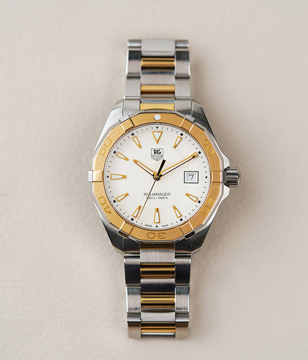 Tag Heuer Aquaracer Two-Tone Quartz 41mm WAY1151.BD0912 – Belmont