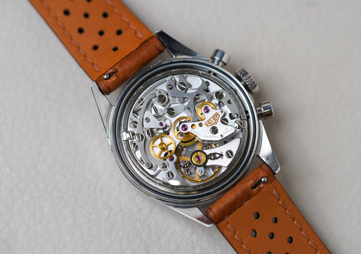 Tag Heuer Carrera Re-Edition Copper Dial Chronograph CS3112